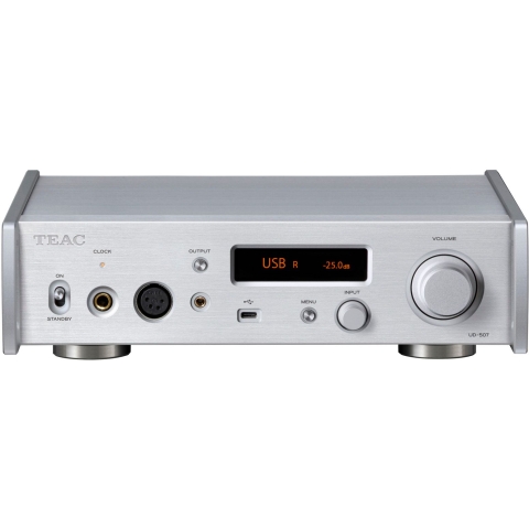 Teac UD-507 USB 解碼/前級放大器/耳機擴音機 (銀色)